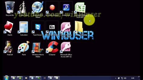 Windows 7 Ultimate Tips How To Change Desktop Icon Size