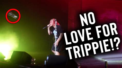 Haters Try Assaulting Trippie Redd On Stage Youtube