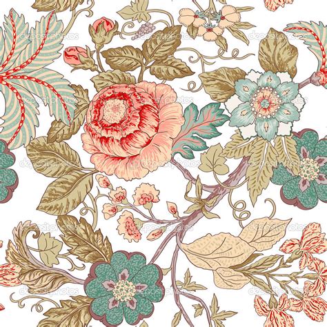 Vintage Flower Background Pattern