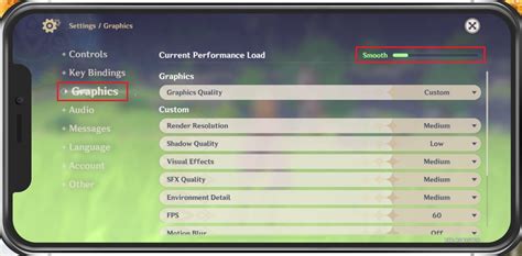 Best Settings In Genshin Impact Mobile No Lag And Best Performance