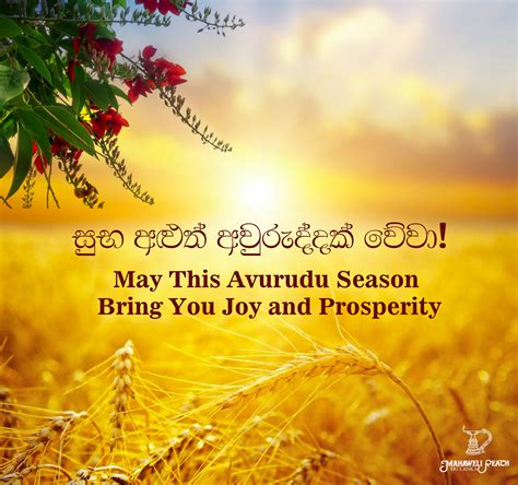 May This Avurudhu Season Bring You Joy And Prosperity Visit Mahaweli