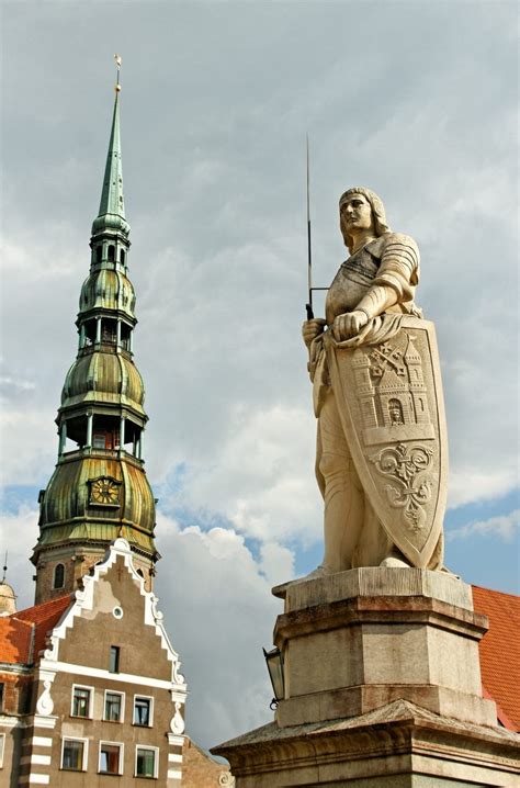 The Statue Of Roland And The Church Of St Peter Nordic Experience