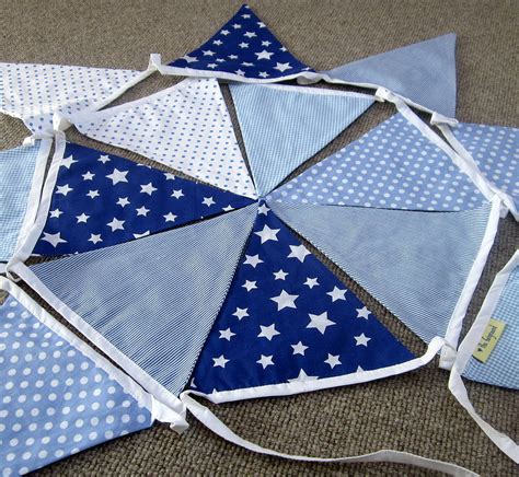 Blue Bunting Can Be Personalised By The Fairground