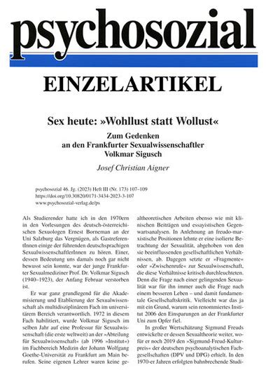 Sex Heute Wohllust Statt Wollust Pdf E Book Psychosozial Verlag