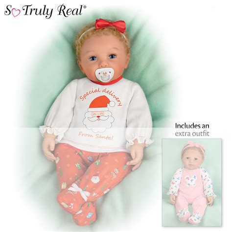 The Ashton Drake Galleries Mommys Girl Holiday Edition Doll With 2