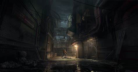 Artstation Blade Runner 2049 Murder Alleyway Concept