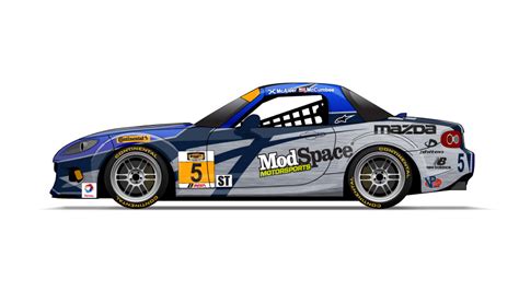 Livery Cj Wilson Racing Mazda Mx 5 Livery Andy Blackmore Design