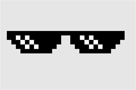 8bit Color Thug Life Thug Pixelation Pixel Art Sunglasses Cool