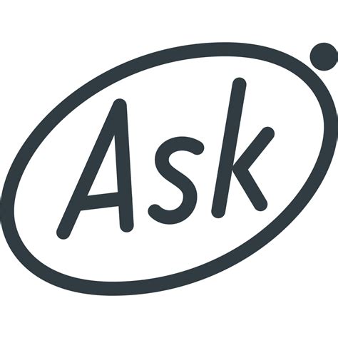 Ask Brand Brands Logo Logos Icon Free Download
