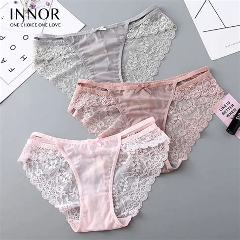 Seamless Low Rise Women S Sexy Lace Lady Panties Seamless Cotton Breathable Hollow Briefs Plus
