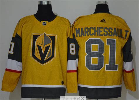 Vegas Golden Knights 81 Jonathan Marchessault Gold 2020 21 Adidas Jersey