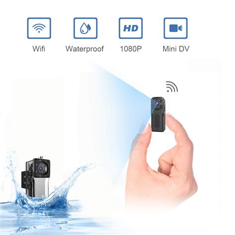 Waterproof Spy Camera Wireless Hidden Zzcp Wifi Full Hd P Portable