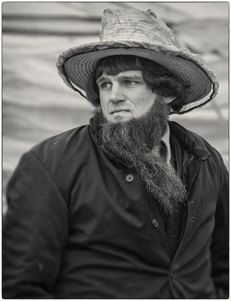 Wistful Amish Man Amish Men Amish Amish Community