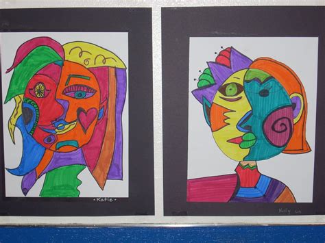 I had done a picasso faces art lesson before with my first graders (see the lesson here) but this one is better suited for the older crowd. Pin on Picasso Art