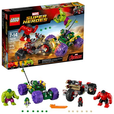 Lego Super Heroes Hulk Vs Red Hulk 76078 375 Pieces