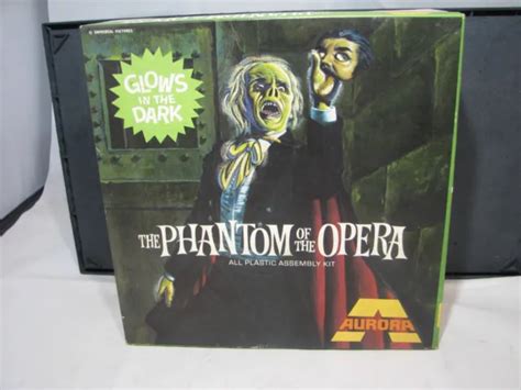 Phantom Of The Opera Glow In The Dark 1972 Aurora Plastic Model In Box