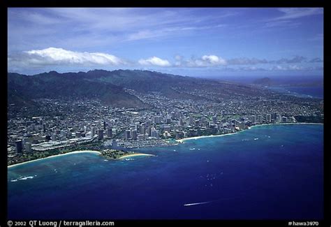 Picturephoto Aerial View Waikiki Honolulu Oahu Island