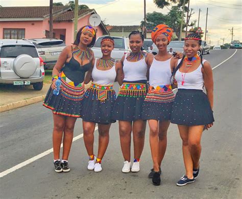 clipkulture beautiful zulu maidens in umemulo traditional attire