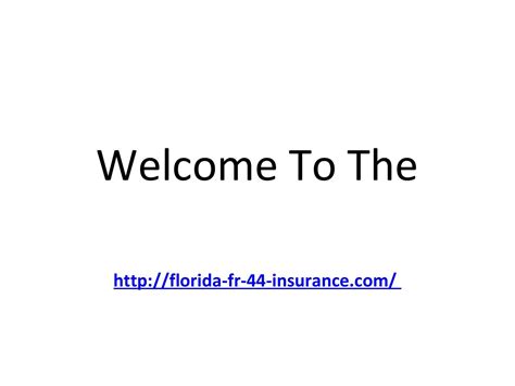 Florida Fr44 Insurance By Floridasr22 Issuu