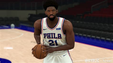 Joel Embiid Cyberface And Body Model By Hewei [for 2k21]