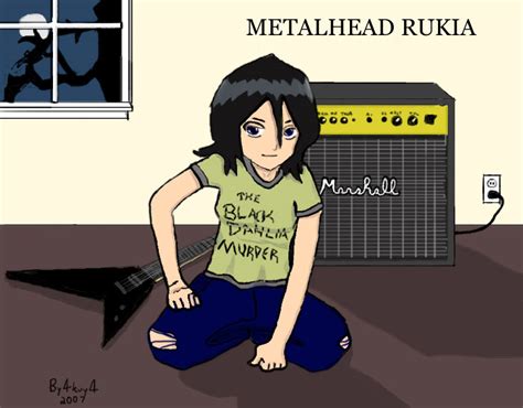 Metalhead Rukia By Byakuy4 On Deviantart