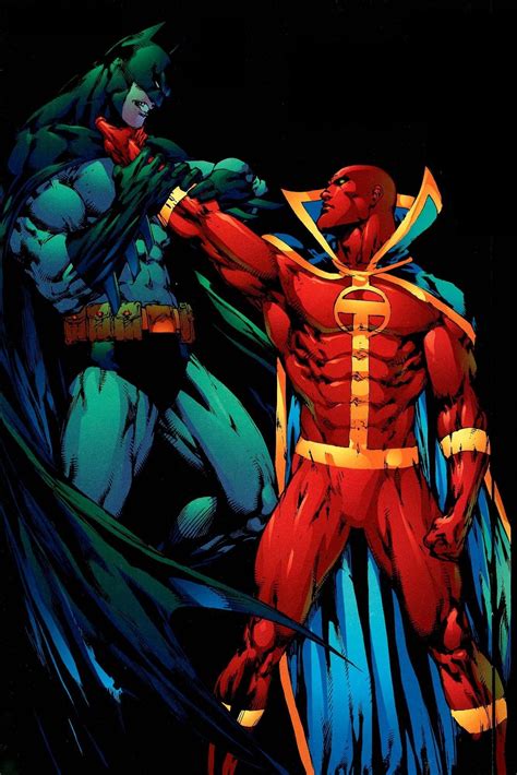 Red Tornado Vs The Bat Dc Comics Art Superhero Villains