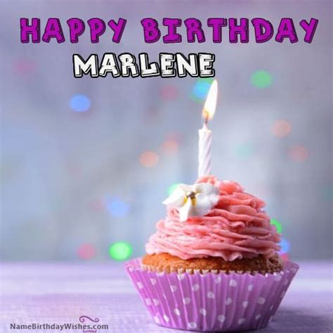 Marlene Birthday Wishes With Name Yummy Cakes Birthday Messages