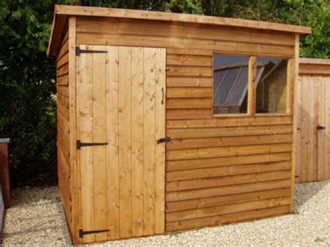 7ft X 5ft Quality Wooden Pent Roof Garden Storage Shed