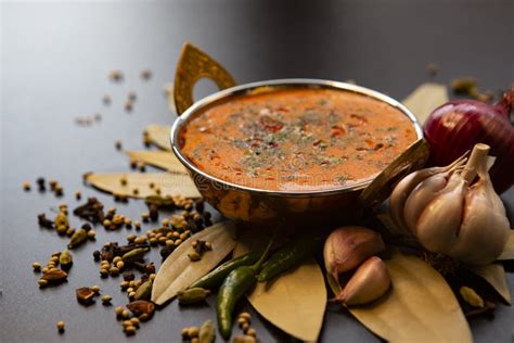 Photo Of Traditional Indian Food With Spices Stock Photo Image Of