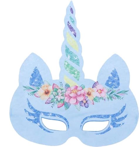 Toyvian Kids Unicorn Masquerade Mask With Elastic Band