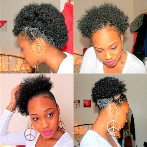 You need not strain yourself in deciding what style you should select. Cute Quick Hairstyles For Short African American Hair Basic | Short natural hair styles, Natural ...