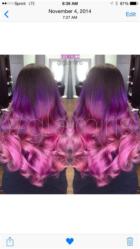 Pravana Purple Pink Ombré Love Hair Great Hair Perfect Hair