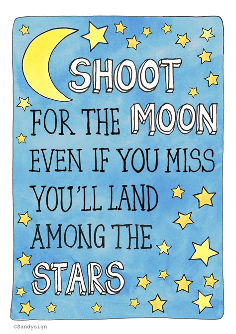 Shoot For The Moon Sandysignnl