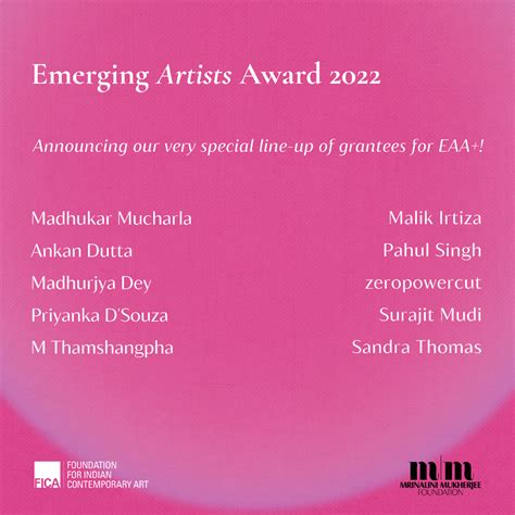 Fica Emerging Artists Award 2022 Announcing The Recipients Matters