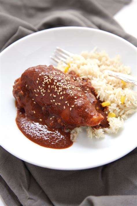 Our chicken mole recipe is easy to make and the results are delicious. Chicken mole (Chicken with Mexican chocolate sauce ...