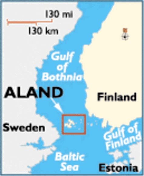 Åland is an archipelago at the entrance to the gulf of bothnia in the baltic sea belonging to finland. Aland Islands Ahvenanmaa Map - ToursMaps.com