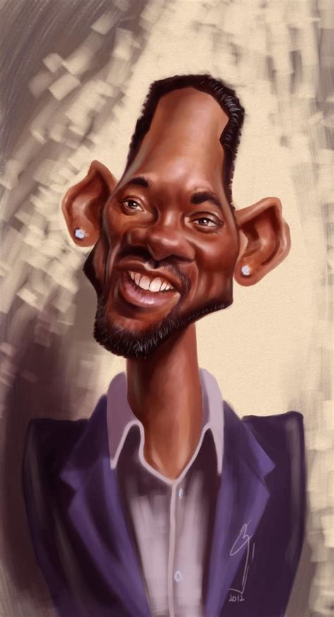Caricature Will Smith By Bogdan Covaciu Funny Caricatures Celebrity
