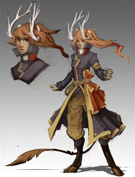 Character Design Faun Pirate By Vanchamarl On Deviantart Character