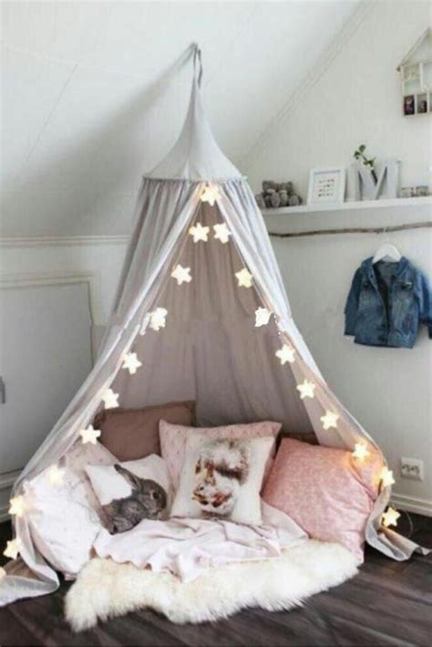Pamuka beige canopy will be a nice place for nursery kids to have lots of fun. Bed Room Tent #bedroomsforgirls | Bedroom themes, Kid room ...