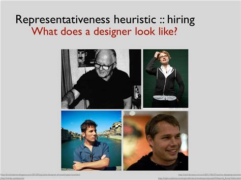 Representativeness heuristic :: hiring What