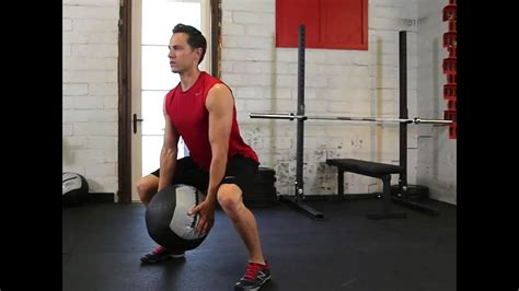 Total Body Medicine Ball Squat Youtube