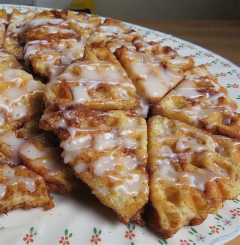 Cinnamon Roll Waffles Easy And From Scratch The English Kitchen