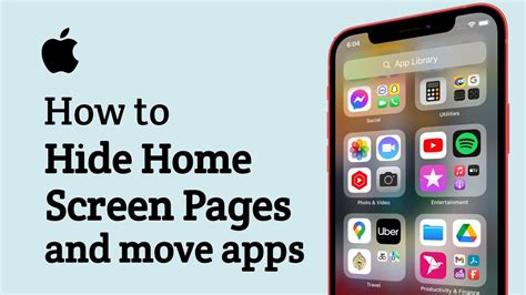 How To Hide Home Screen Pages And Move Apps On Your Iphone Youtube