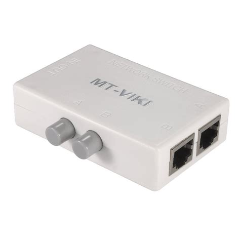 Maxesla Switch De Red Con 5 Puertos Ethernet Rj45 10100 Mbps Switch Conmutador Autosensing