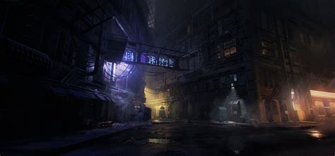 Artstation Blade Runner 2049 Vr Street Concept Art