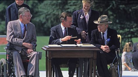 On This Day In History July President George H W Bush Signs