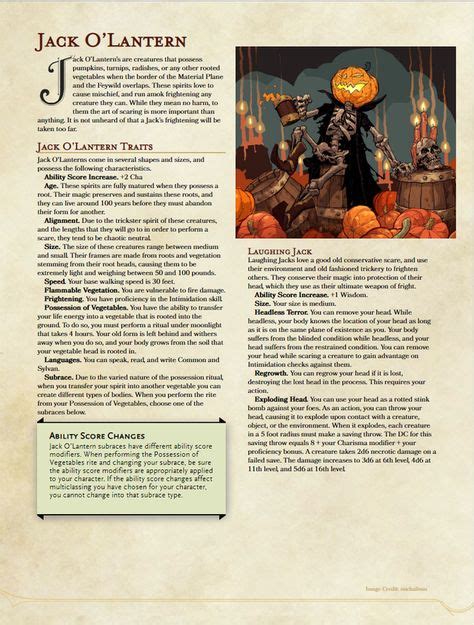 18 DnD Halloween Ideas Dnd Monsters Dungeons And Dragons Homebrew D