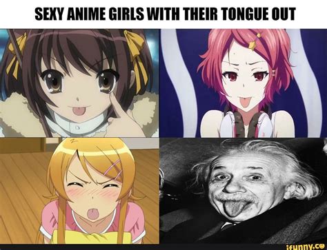 Tongue Out Anime