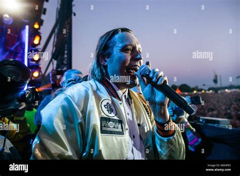 The Canadian Indie Rock Band Arcade Fire Performs A Live During The