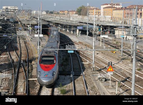 Train Italian Rail Ital Italy Bologna Tuscany Stock Photo Alamy